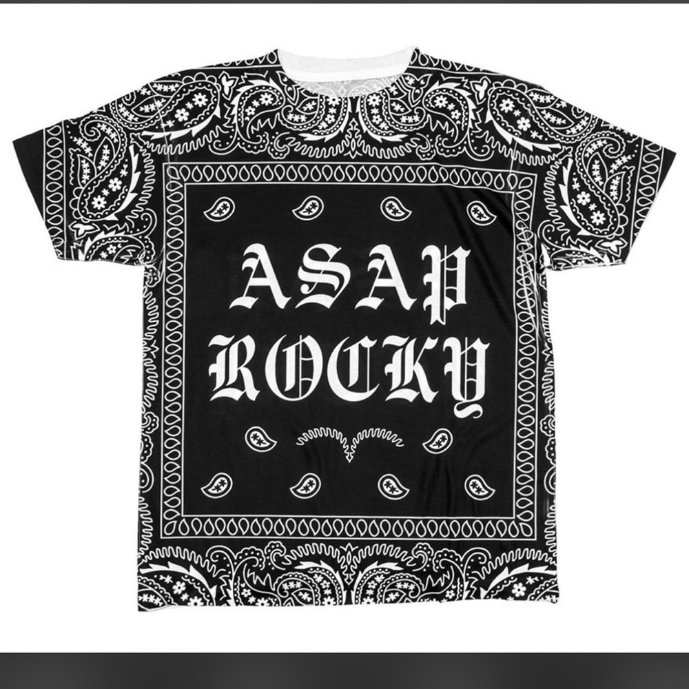 ASAP Rocky Black Graphic T-Shirt size M
